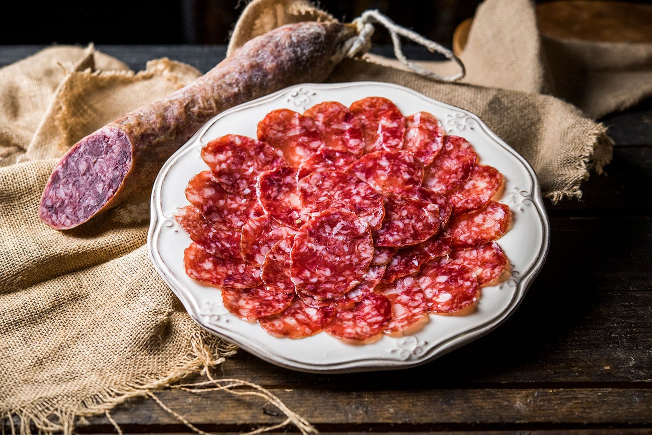 Sliced Salchichon Iberico Bellota (100g)