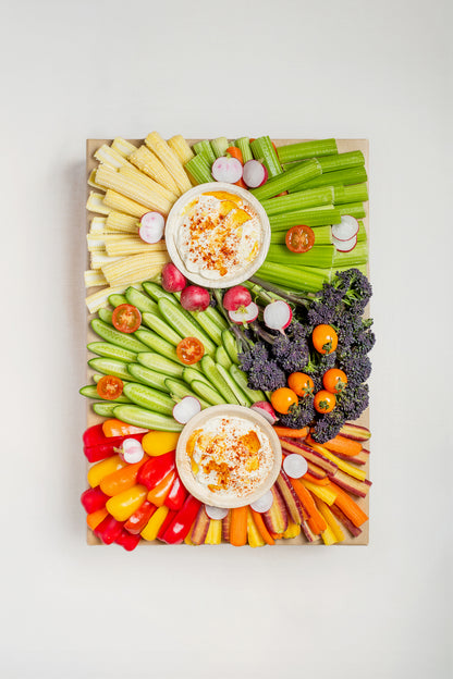 Crudites and Hummus Board