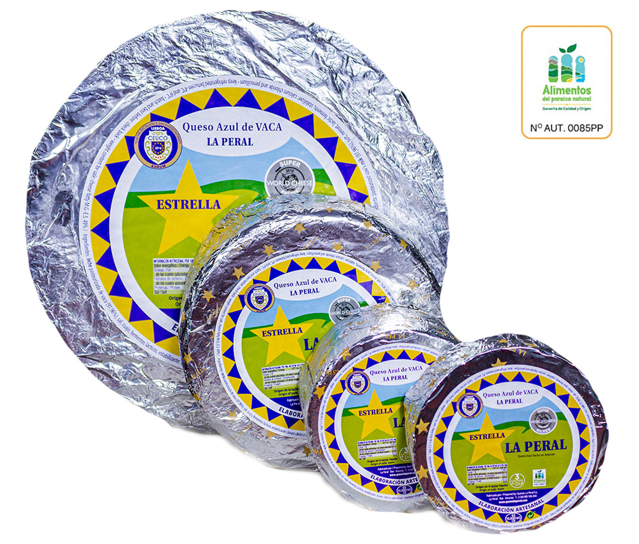 La Peral Blue Cheese - Cow 800g wheel